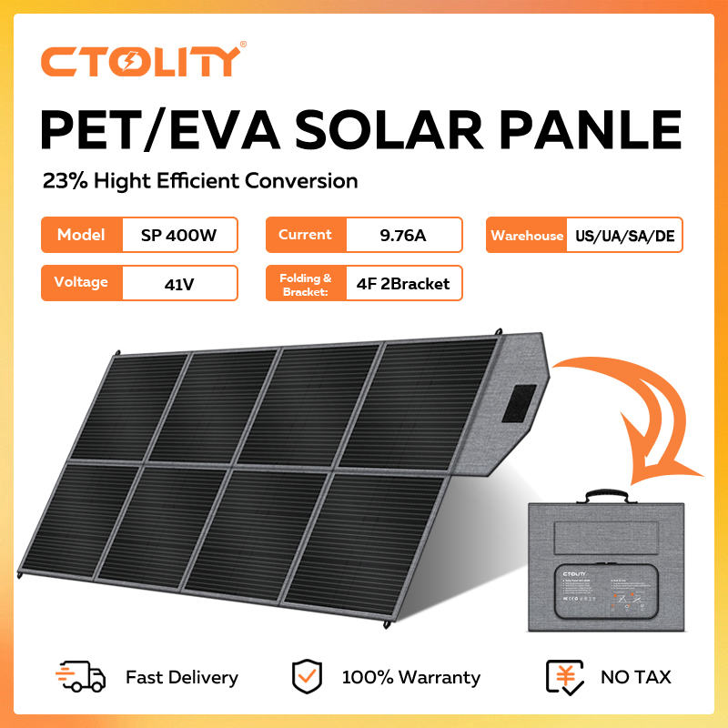 Rv Solar Kit 400W - CTOLITY – panneau solaire portable 400W,