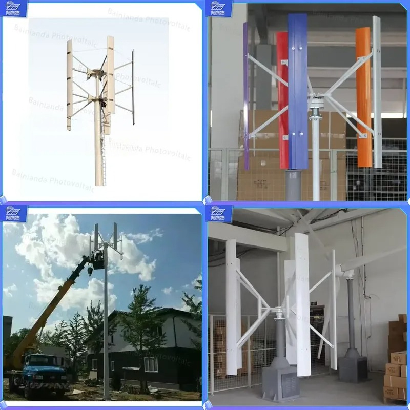Renewable Energy Generation - Générateur éolien à axe vertical 500W