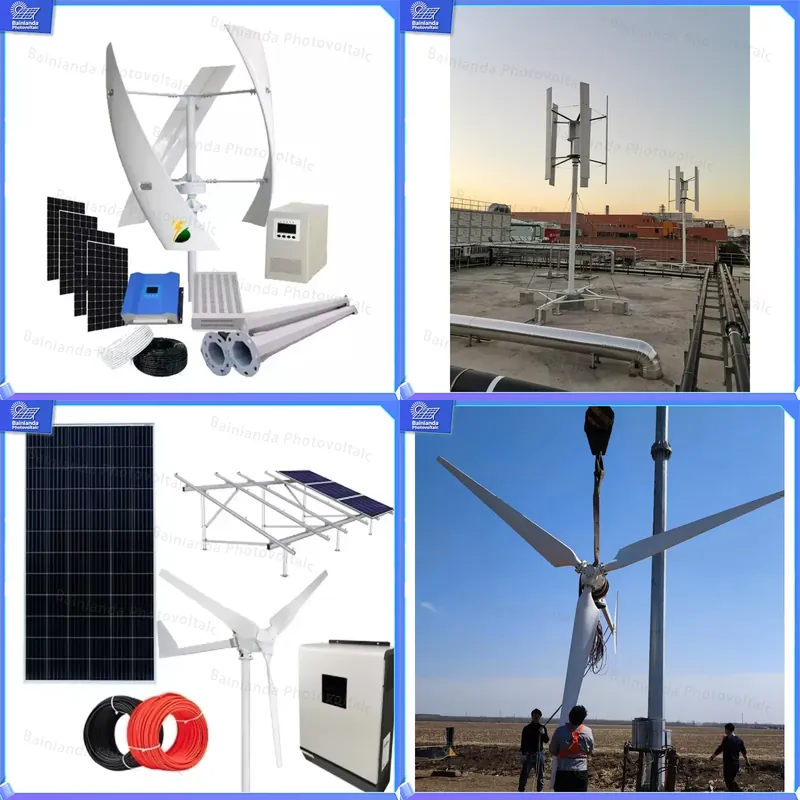 Renewable Energy Generation - Kit de système d'énergie solaire éolienne