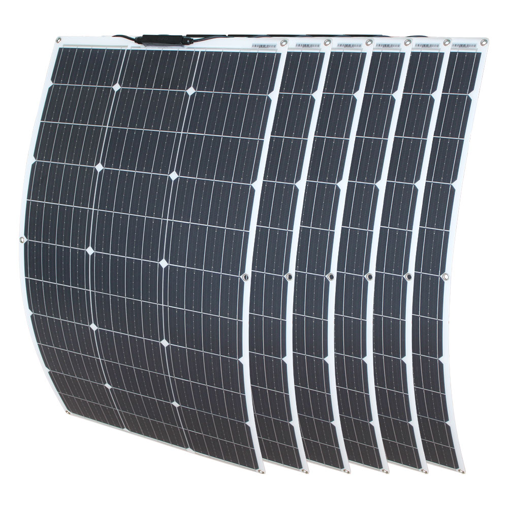 Rv Solar Kit 400W - Panneau solaire flexible 18V 100W, kit