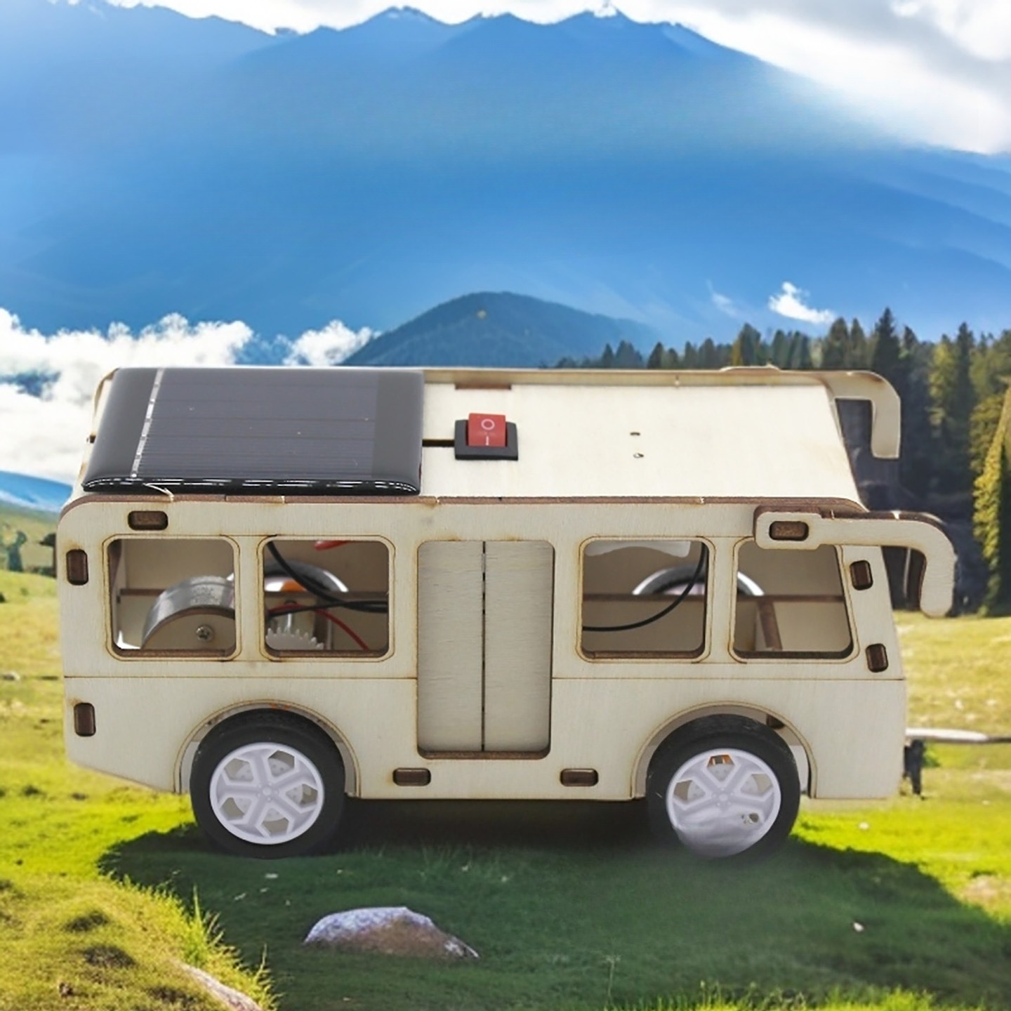 Modèle de bus solaire à assemb - Renewable Energy Model avis et prix