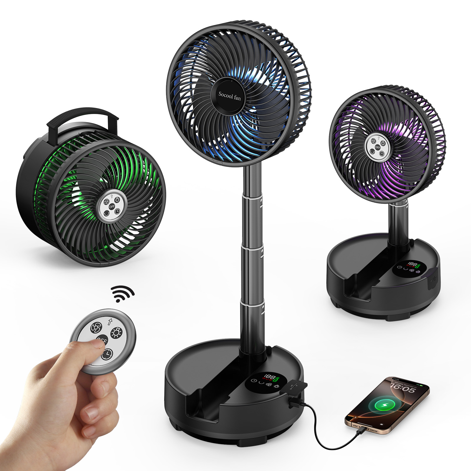 Socool Ventilateur Pliable Por - Renewable Energy Game avis et prix