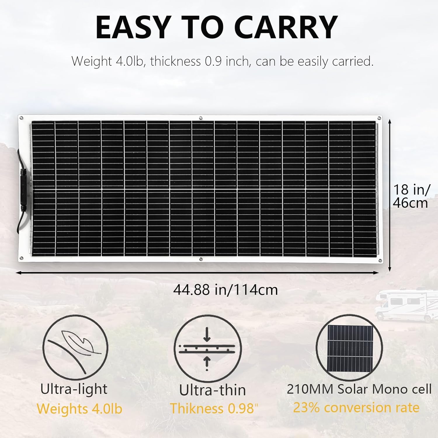 panneau solaire 500W 400W 200W - Rv Solar Kit 400W avis et prix