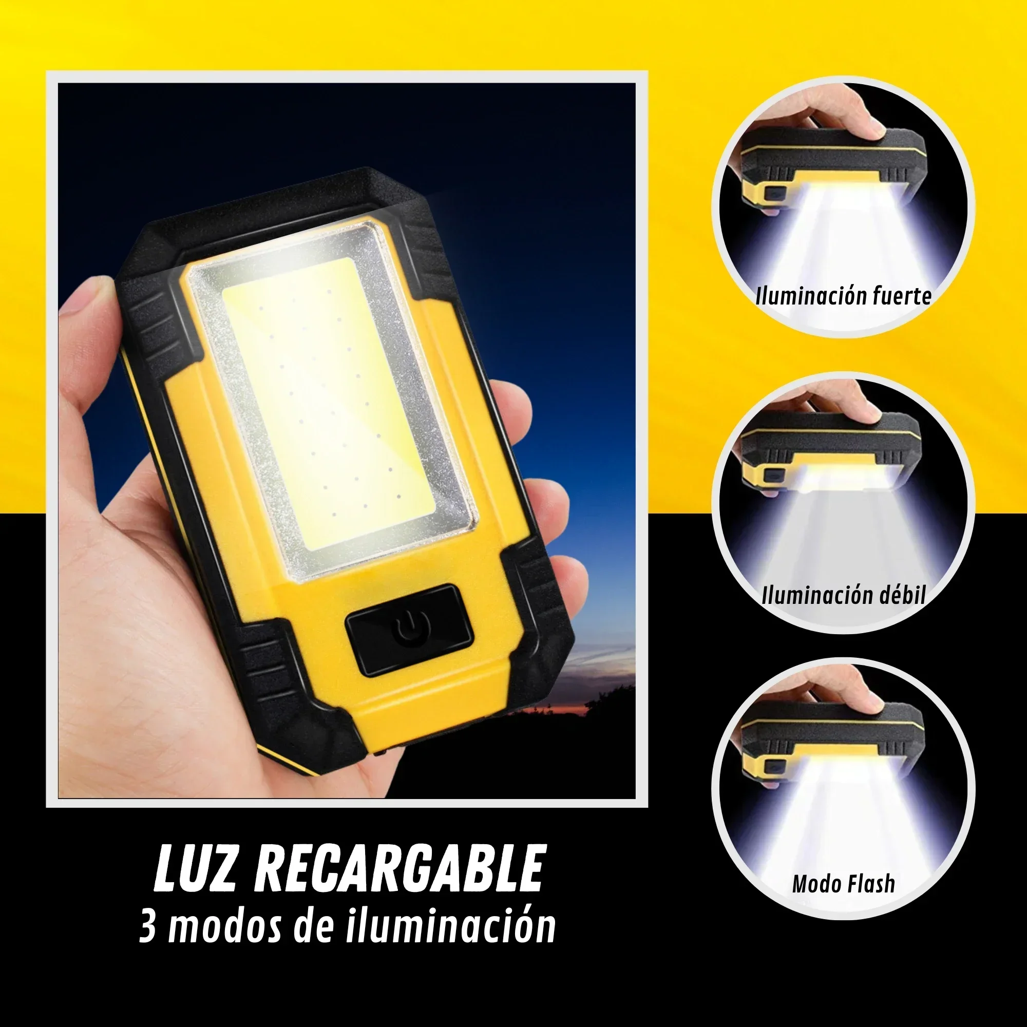 Lampe de travail Rechargeable  - Renewable Energy Sources avis et prix